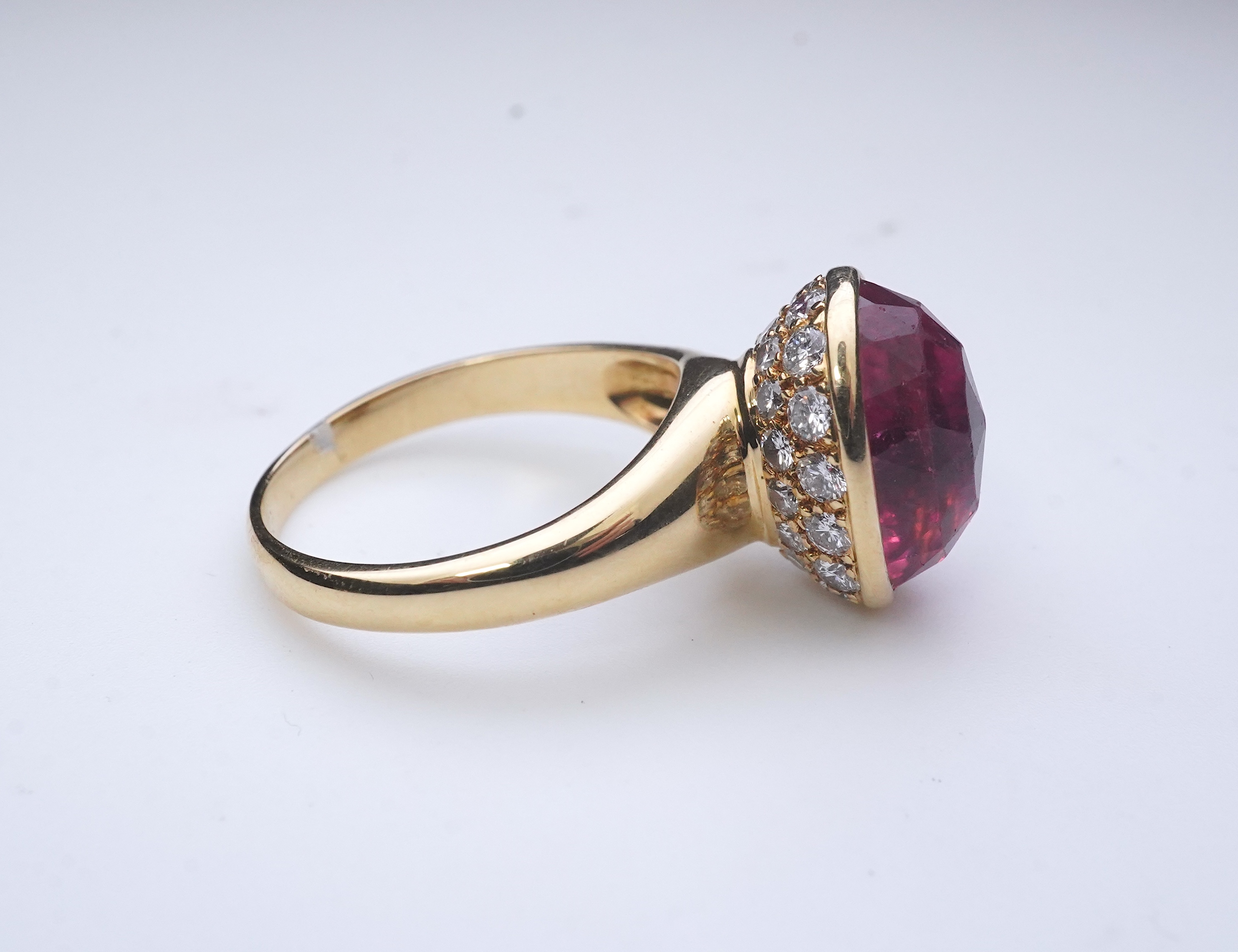 Asprey, a pink tourmaline and diamond ring